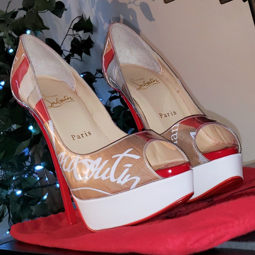 Christian Louboutin Fetish Peep 150 Loubi Kraft